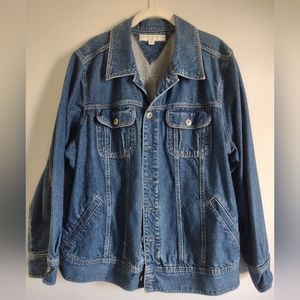 Tommy Hilfiger Vintage Denim Trucker Style Jacket Plus Size
